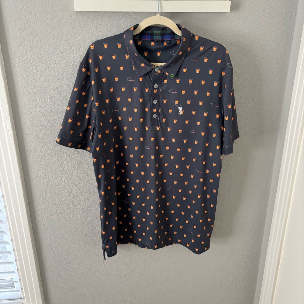 William Murray Printed Golf Polo